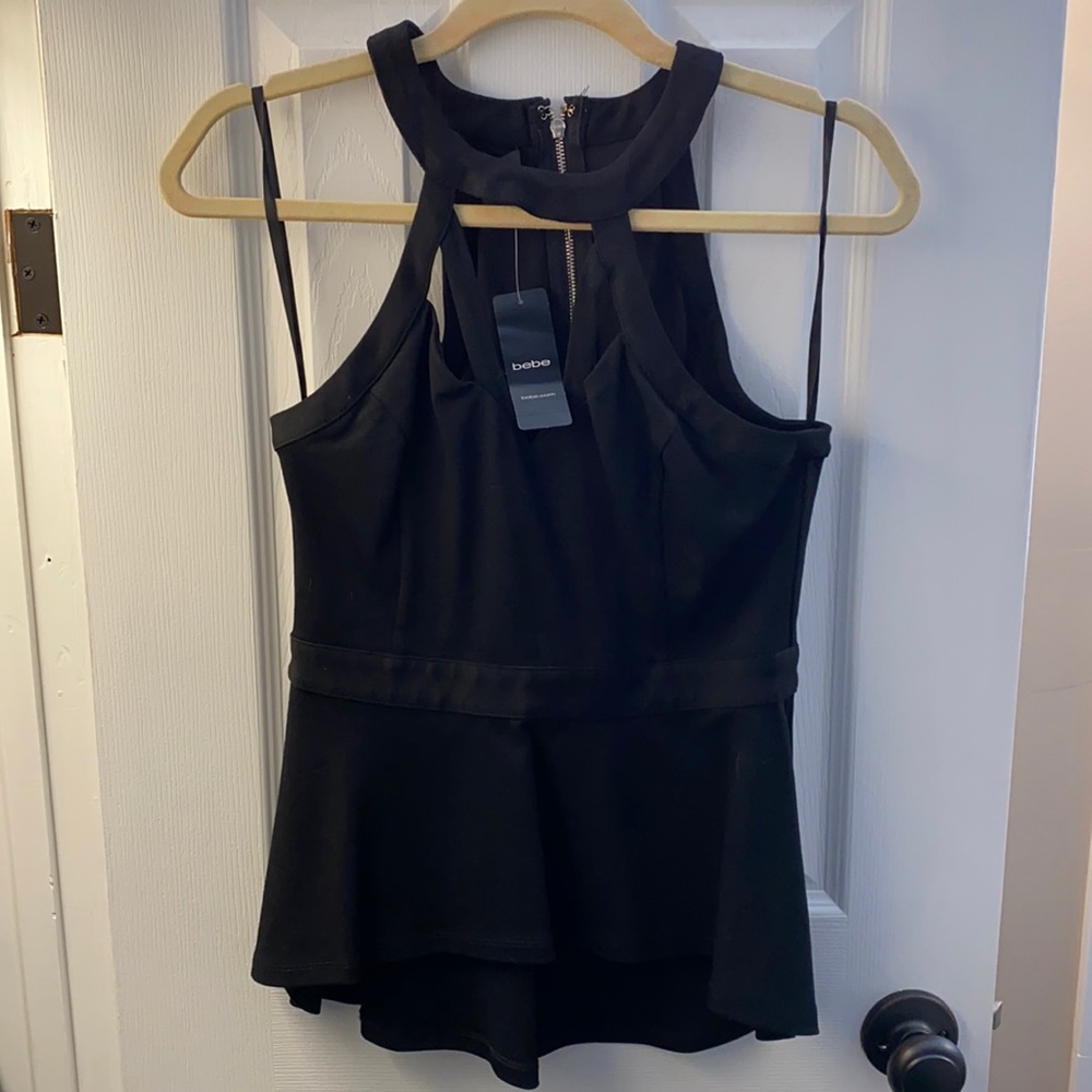 Sexy black tank top